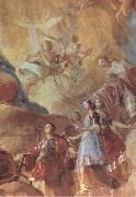 Francisco Goya Detail of Mary Queen of Martyrs oil painting artist